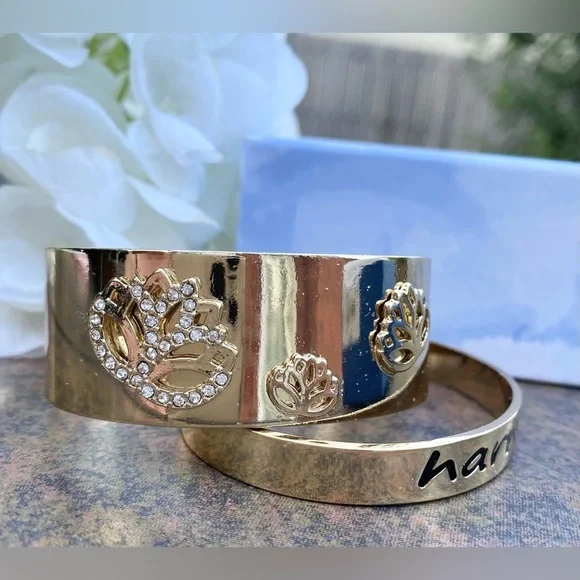 NWT NIB INSPIRED LIFE “HARMONY” TWO PIECE CUFF SET - Picture 6 of 6